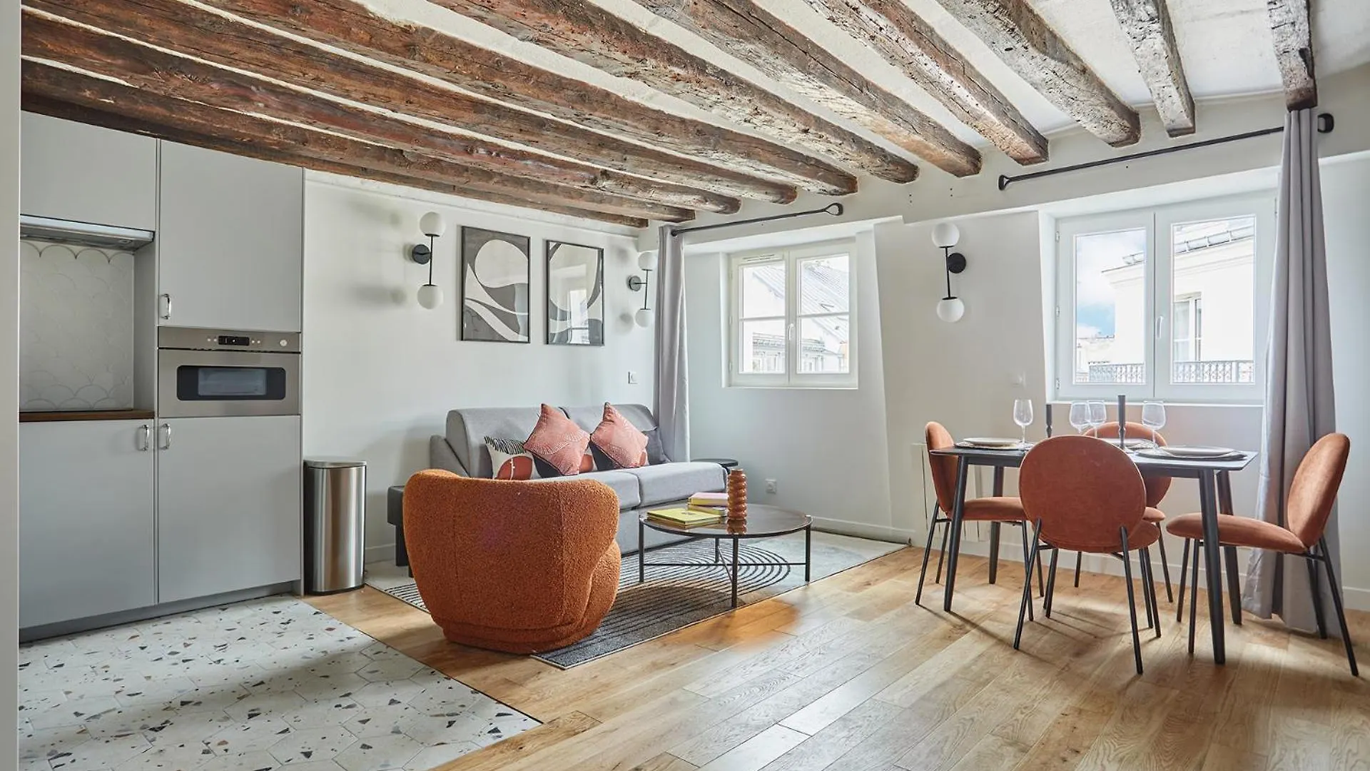 Coeur De Paris - Grand Appartement Climatise 3 Br 0*,