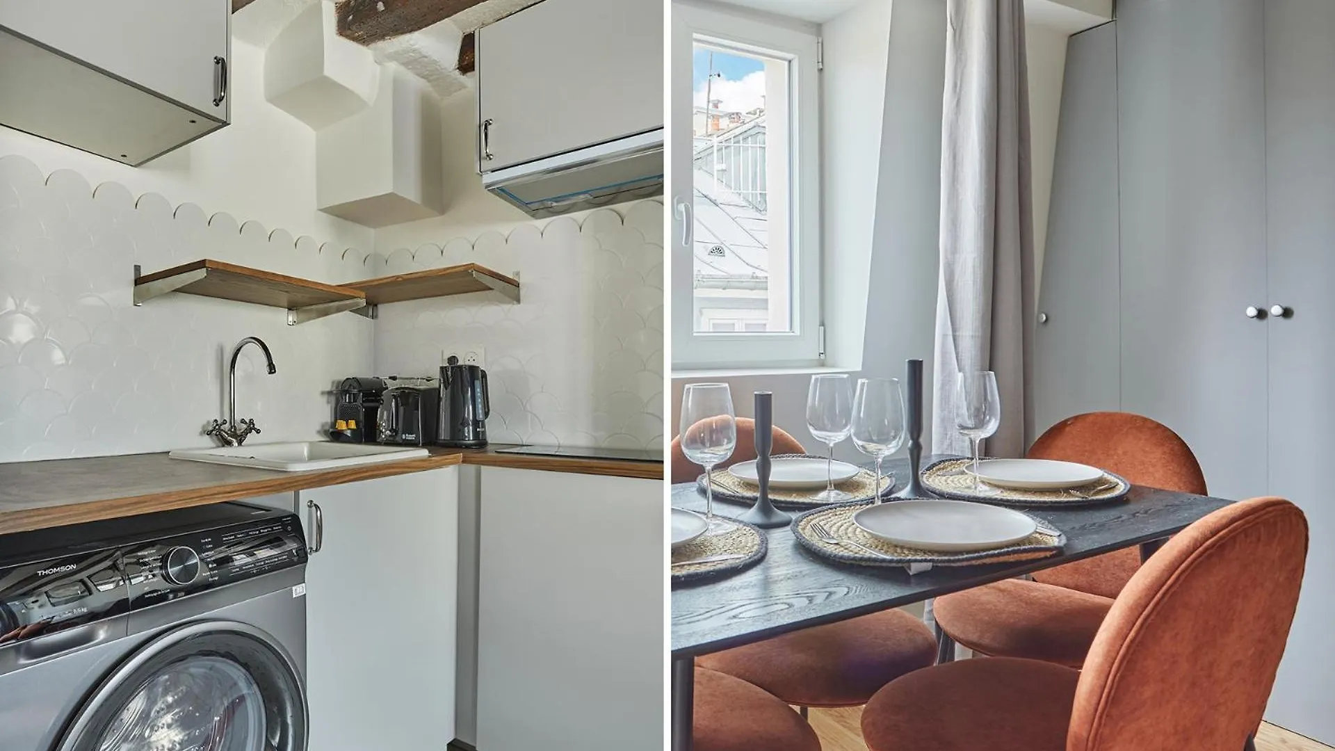 Coeur De Paris - Grand Appartement Climatise 3 Br 프랑스