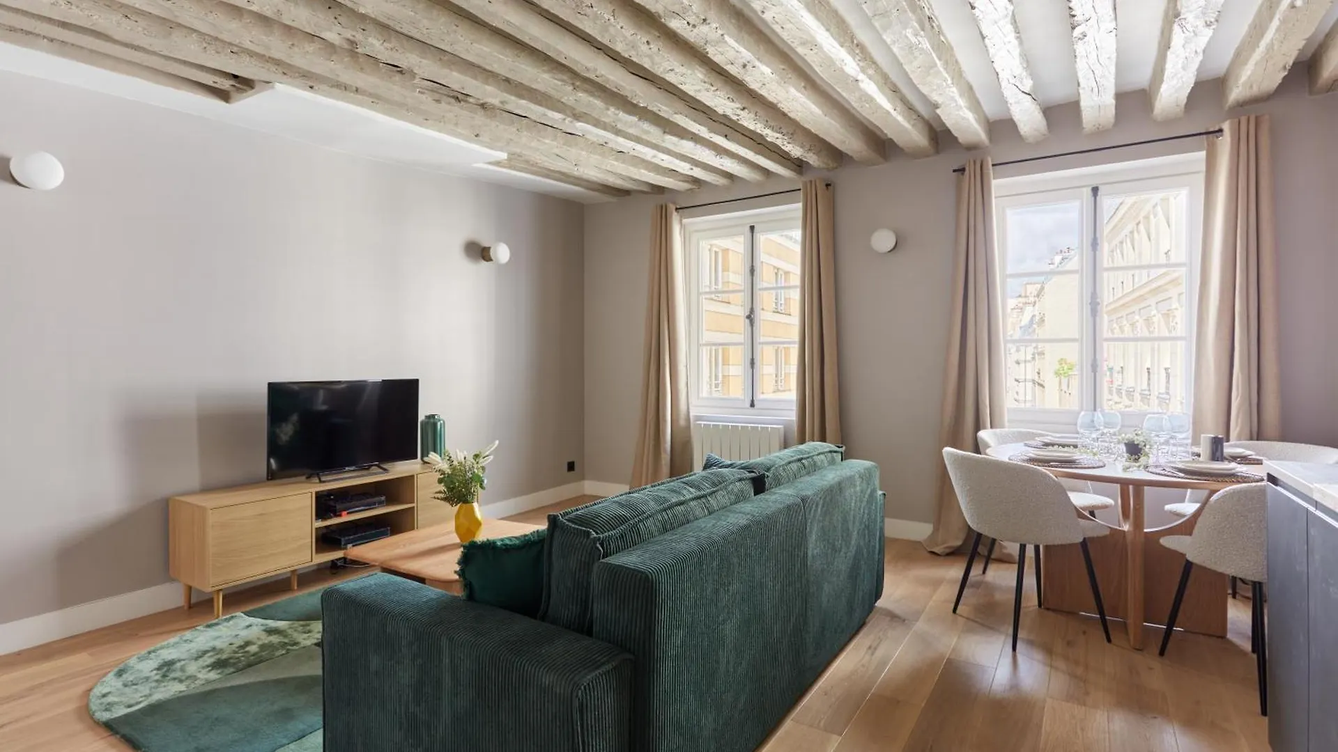 Coeur De Paris - Grand Appartement Climatise 3 Br 아파트