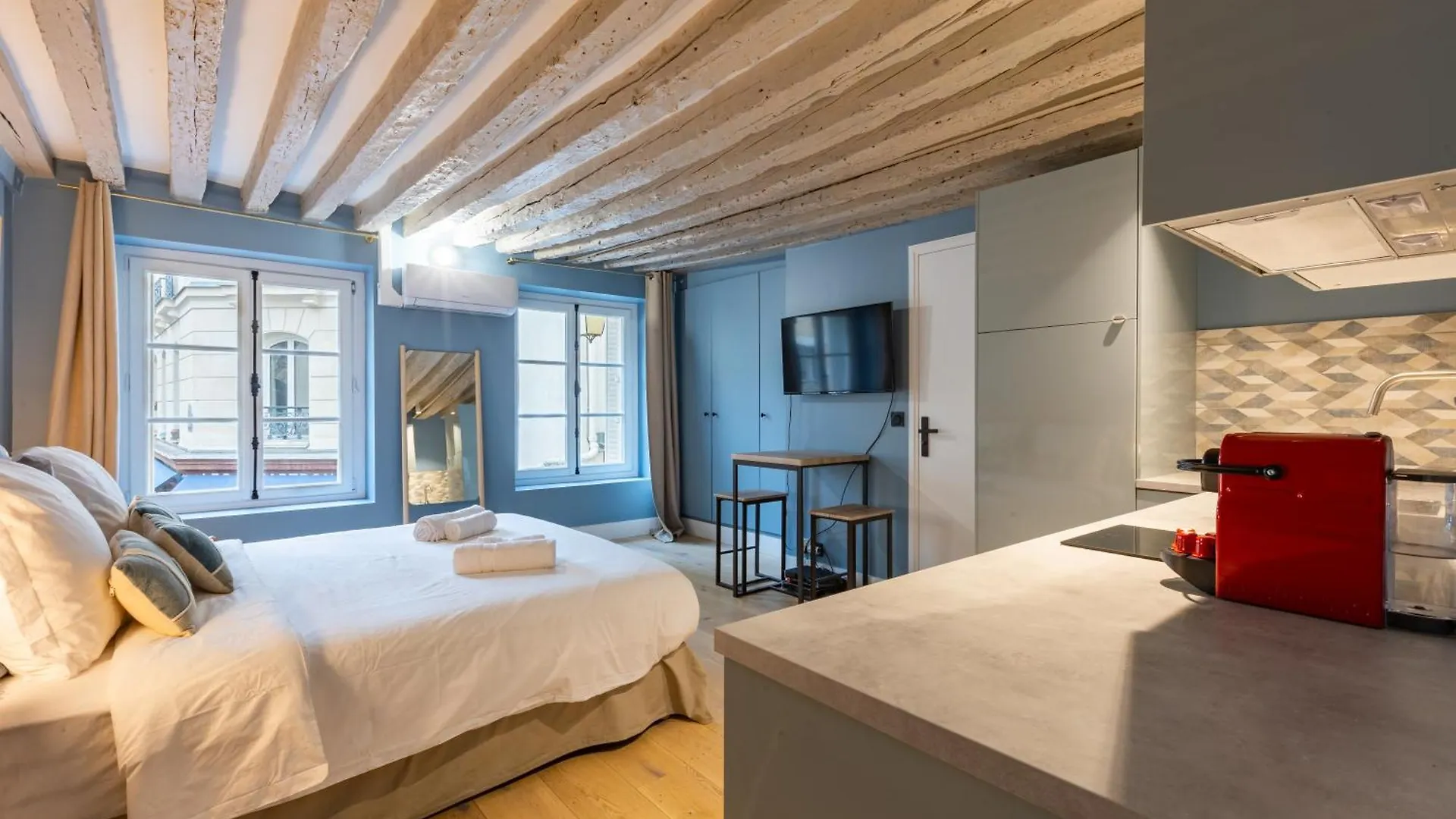 Coeur De Paris - Grand Appartement Climatise 3 Br