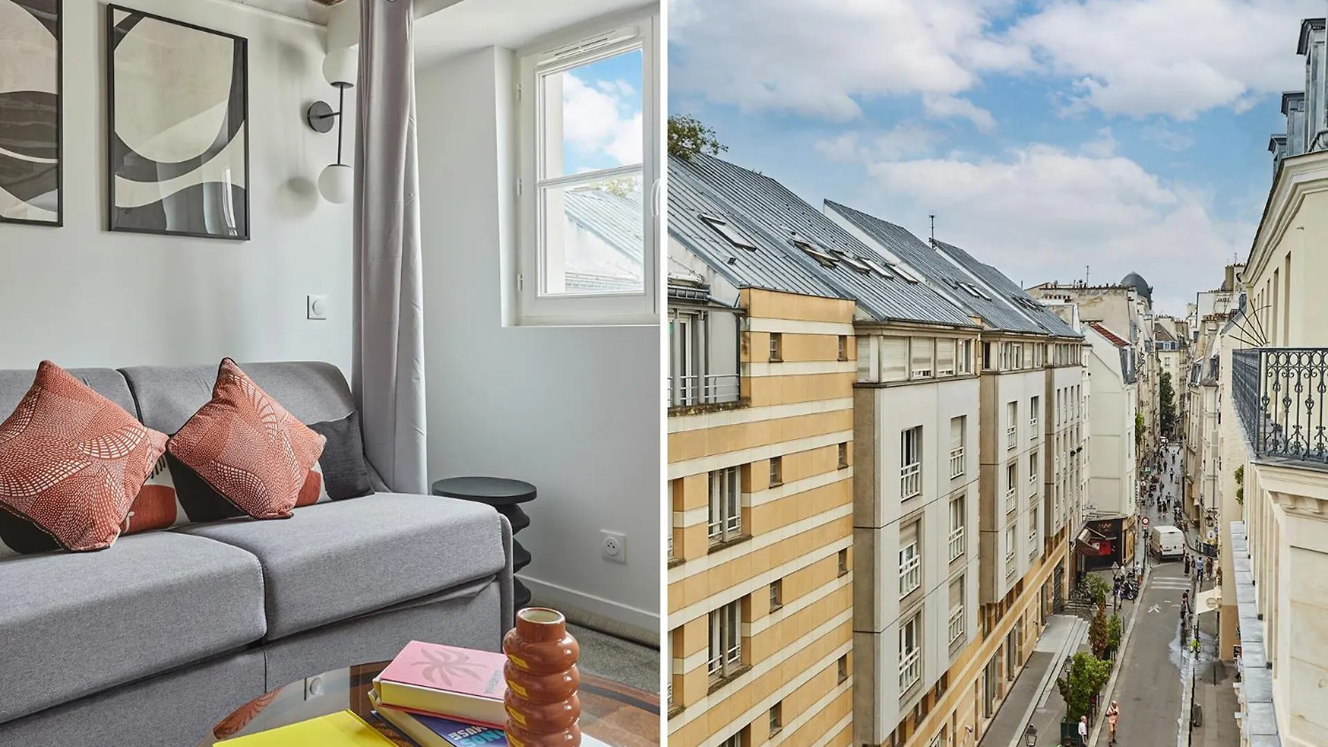 شقة Coeur De Paris - Grand Appartement Climatise 3 Br